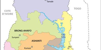 Siyasi Gana haritası 