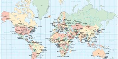 Dünya haritasında Gana ülke 